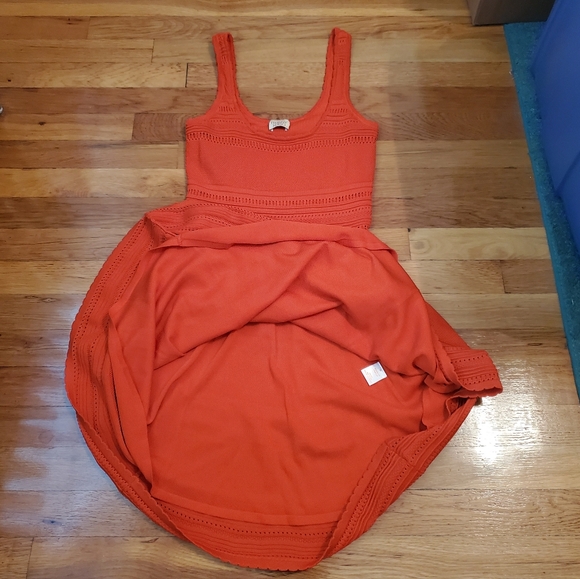 Ronny Kobo Orange Mini Dress - Picture 5 of 8